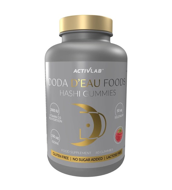 Activlab DODA D'EAU FOODS Hashi Gummies 60 żelek o smaku malinowym