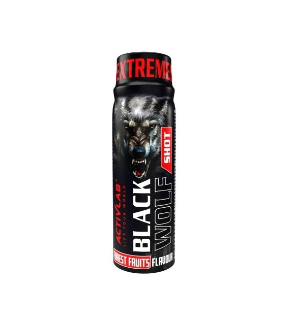 Activlab Black Wolf Shot buteleczka 80 ml o smaku owoców leśnych