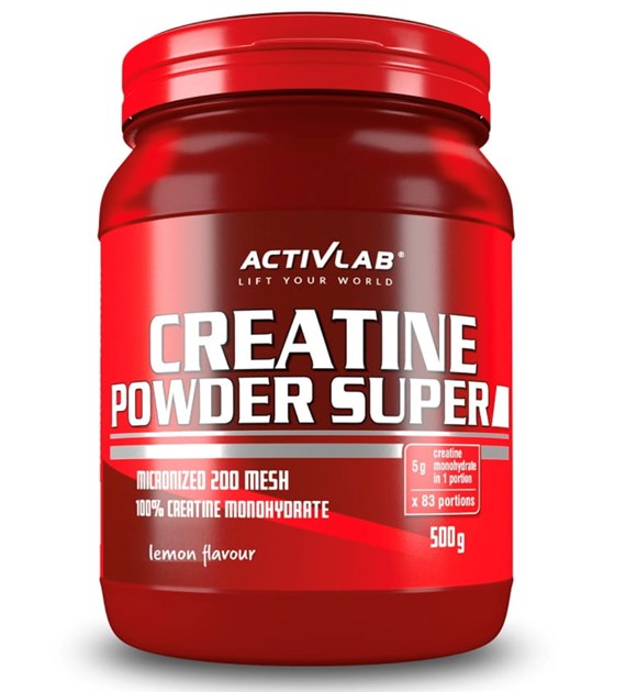 ActivLab Creatine Powder Super o smaku cytrynowym 500 g