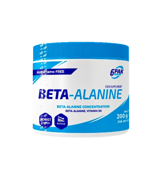 6PAK Beta Alanina 200g