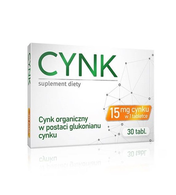 Alg Pharma Cynk 15 mg 30 tabletek