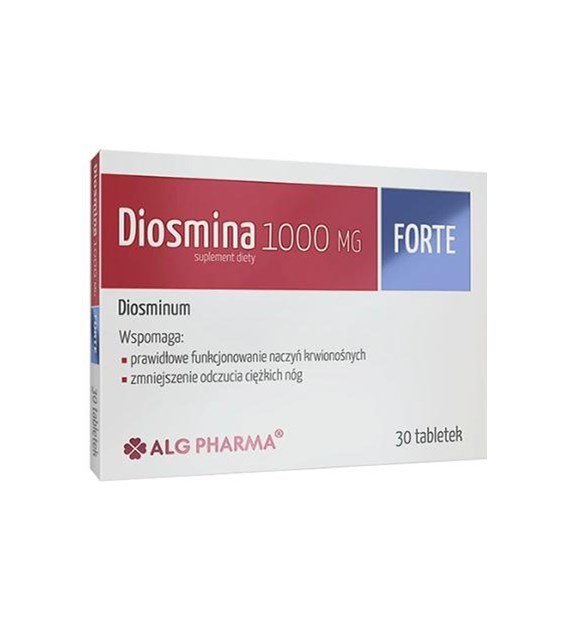 Alg Pharma Diosmina 1000 mg Forte 30 tabletek
