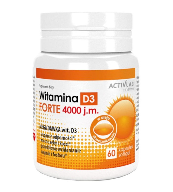 ActivLab Witamina D3 4000 j.m. 60 kapsułek
