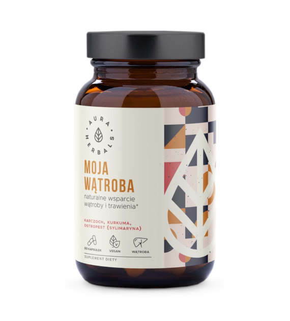 Aura Herbals Moja Wątroba (karczoch, ostropest, kurkuma) 60 kapsułek