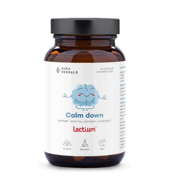 Aura Herbals Calm down Lactium® 60 kapsułek