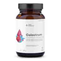 Aura Herbals Colostrum 500 mg proszek 66 g o smaku słodka malina