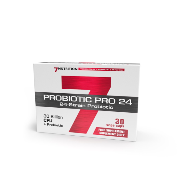 7Nutrition Probiotic PRO 24 30mld CFU z 24 szczepów 30 vege kapułek