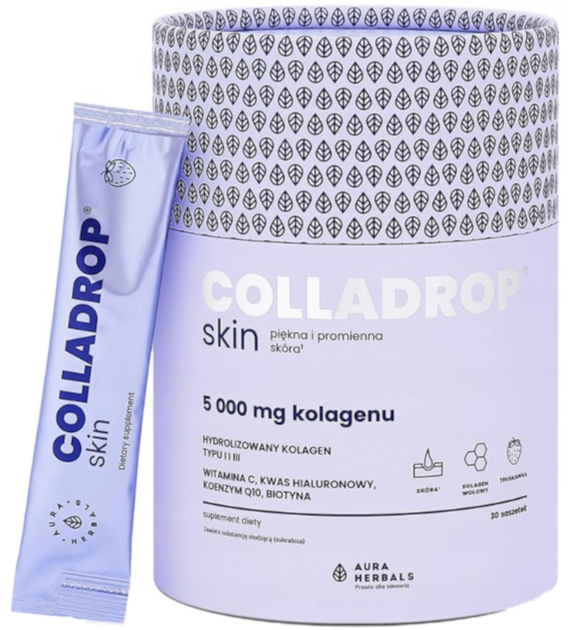 Aura Herbals Colladrop Skin kolagen 5000 mg saszetki 30 sztuk