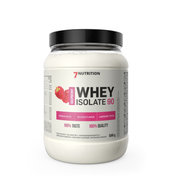7Nutrition Whey Isolate 90 500 g o smaku malinowym