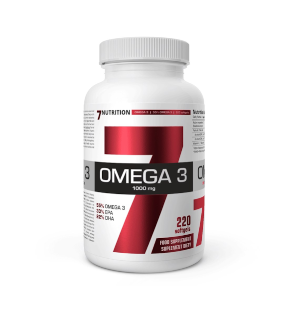 7Nutrition Omega-3 1000mg 220 kapsułek miękkich