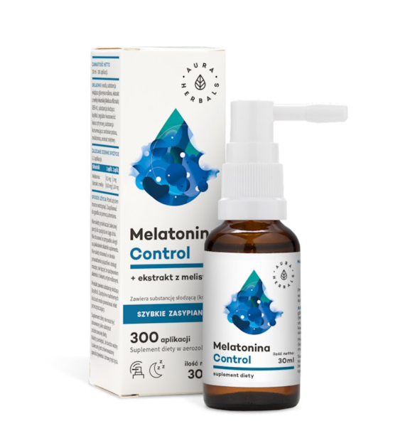 Aura Herbals Melatonina Control + Melisa 30 ml