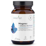Aura Herbals Magnez + Witamina B6 (P-5-P) 60 kapsułek