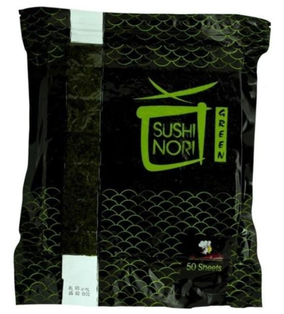 Kuchnie Świata Glony Nori algi Green 115 g 50 arkuszy