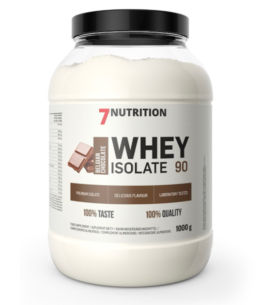 7Nutrition Whey Isolate 90 1 kg o smaku czekoladowym