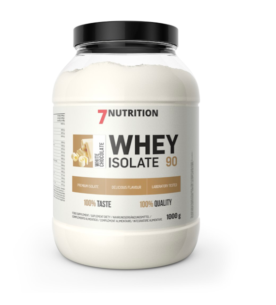 7Nutrition Whey Isolate 90 1 kg o smaku białej czekolady