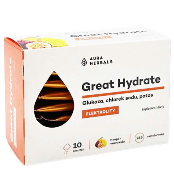 Aura Herbals Great Hydrate 10 saszetek o smaku mango-marakuja