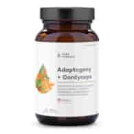 Aura Herbals Adaptogeny ekstrakty roślinne + Cordyceps 60 kapsułek