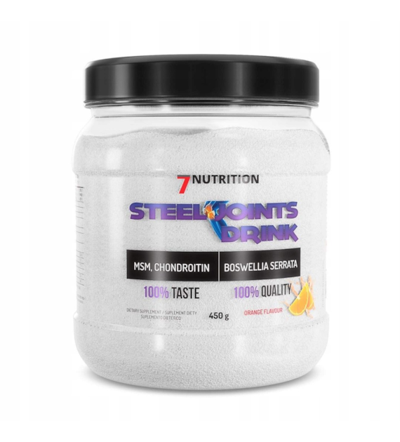 7Nutrition Steel Joints Drink 450 g o smaku pomarańczowym