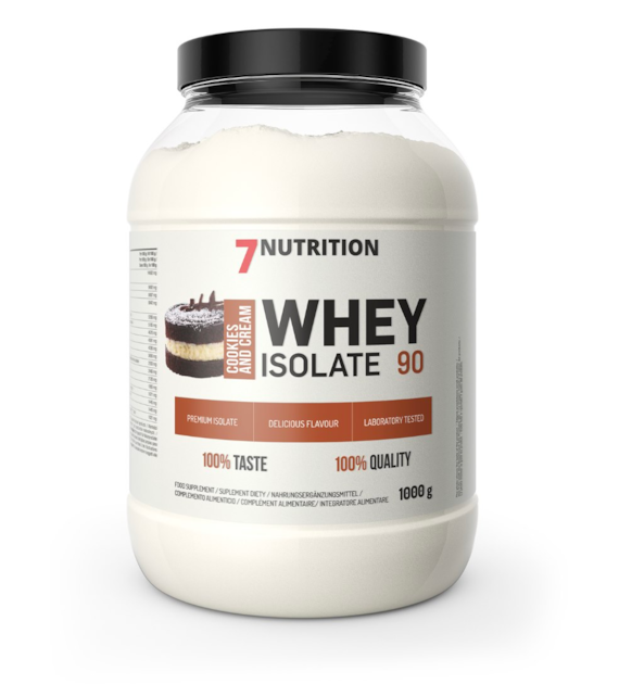 7Nutrition Whey Isolate 90 1 kg o smaku ciastka z kremem