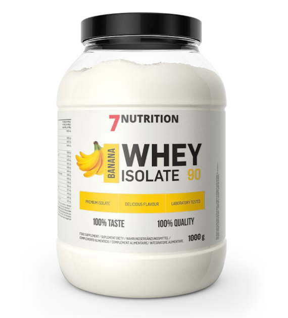 7Nutrition Whey Isolate 90 1 kg o smaku bananowym
