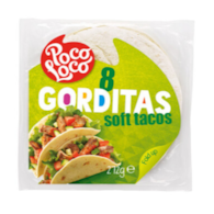 Poco Loco Gorditas Soft Tacos 15 cm 8 sztuk 272 g