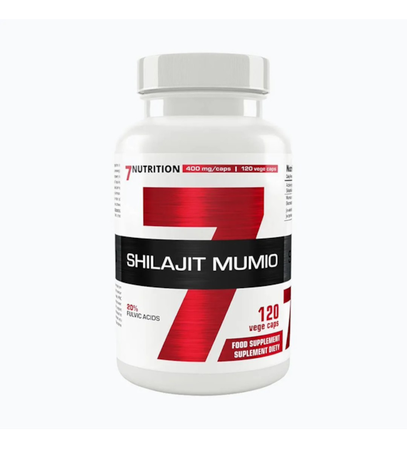 7Nutrition Shilajit Mumio 400 mg 120 vege kapsułek