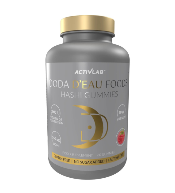 Activlab DODA D'EAU FOODS Hashi Gummies 60 żelek o smaku malinowym