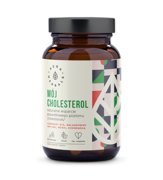 Aura Herbals Mój Cholesterol - prawidłowy poziom 60 kapsułek