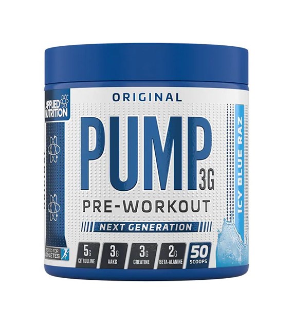 Applied Nutrition Pump 3G Pre-Workout Icy Blue Raz 375 g