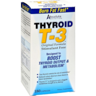Absolute Nutrition Thyroid T3 180 kapsułek