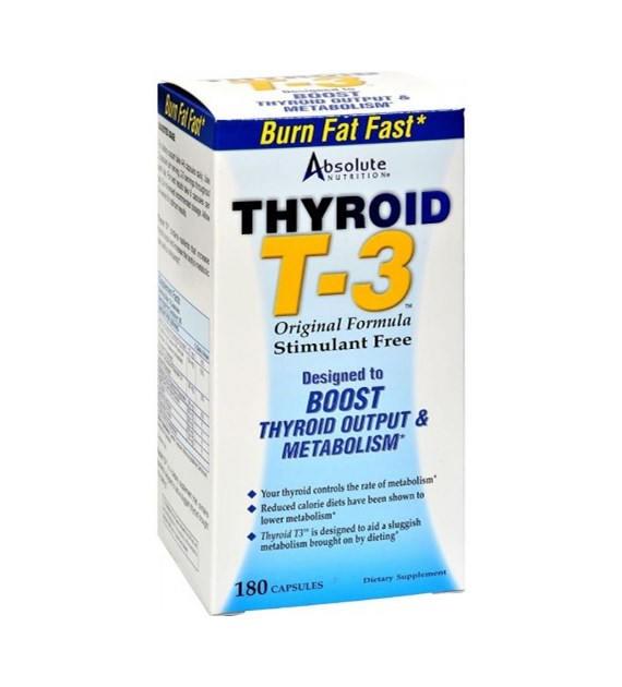 Absolute Nutrition Thyroid T3 180 kapsułek