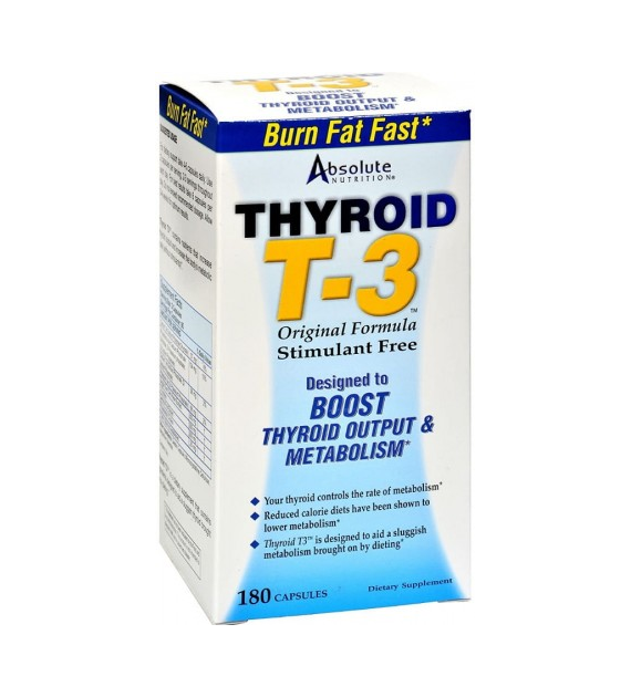 Absolute Nutrition Thyroid T3 180 kapsułek