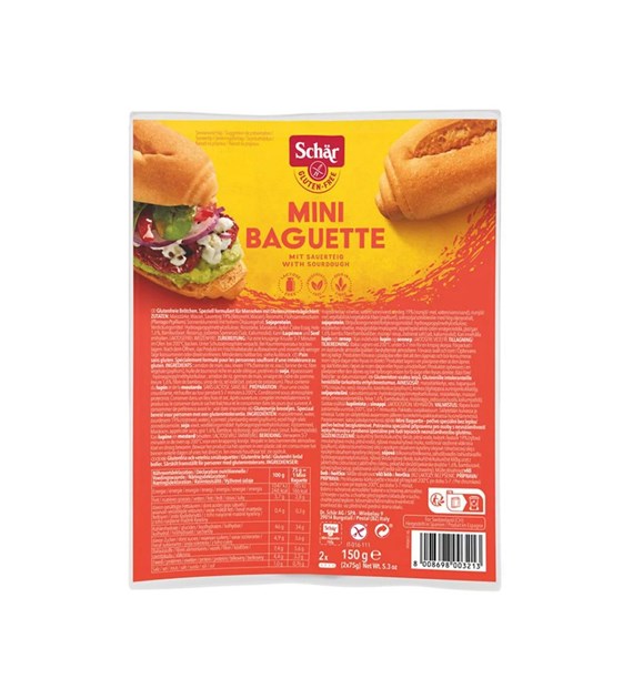 Schar Bułka Mini Baguette 2x75 g 150 g
