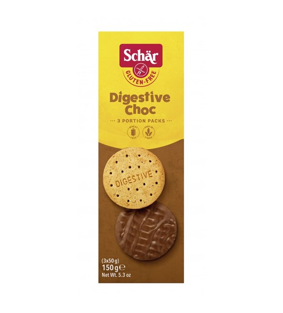 Schar Ciastka czekoladowe Digestive Choc 3x50 g 150 g