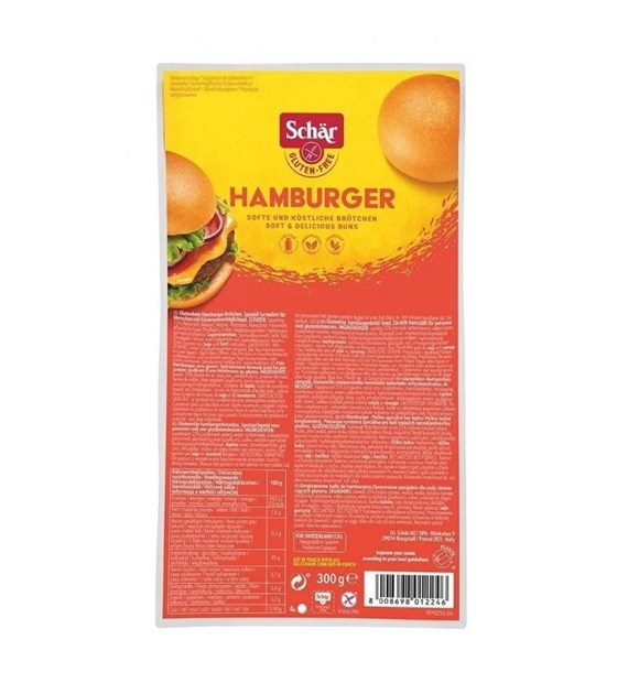 Schar Bułki Rolls Hamburger (4x75 g) 300 g