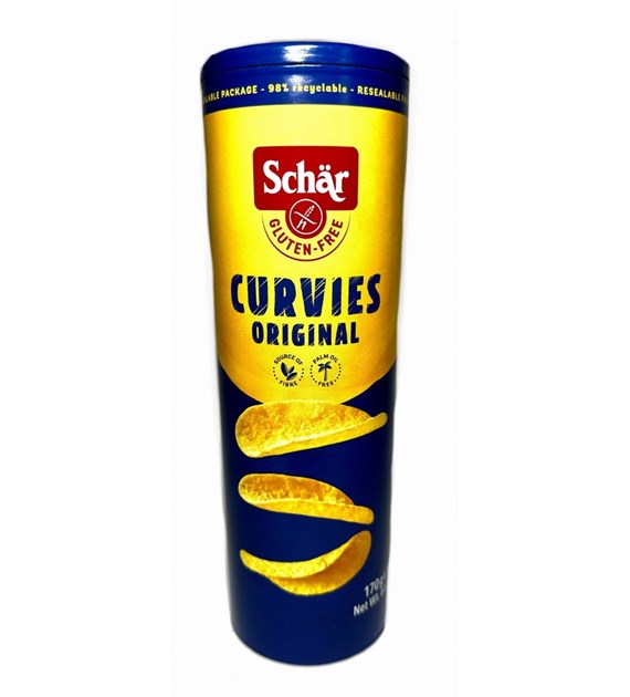 Schar Chipsy Curvies Original 170 g