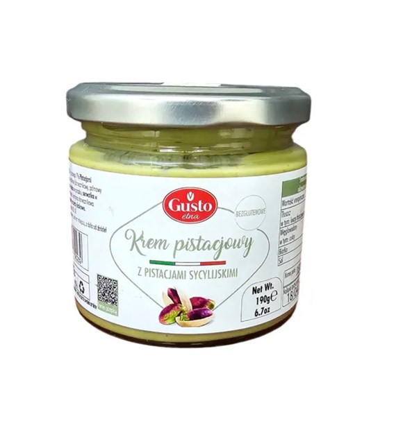 Gusto Etna Krem pistacjowy sycylijski 35% 190 g