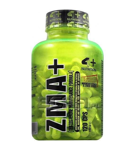 4 Sport Nutrition ZMA+ 120 kapsułek