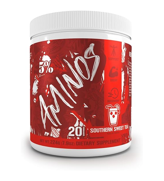 5% Nutrition Aminos Code Red Southern Sweet Tea 224 g