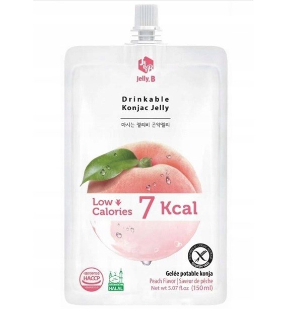 Jelly.B Galaretka Jelly Konjac brzoskwinia 150 ml