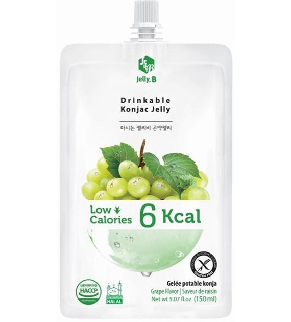 Jelly.B Galaretka Jelly Konjac winogrono 150 ml