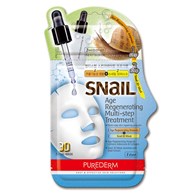 PUREDERM 2-etapowy koreański zabieg odmładzający na twarz 2g + 23g