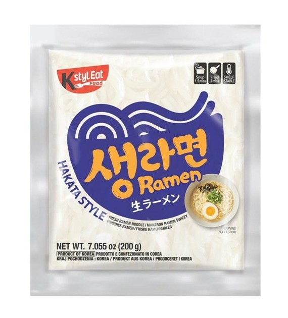 Kstyl Eat Food Makaron Ramen Fresh Hakata Style 200 g