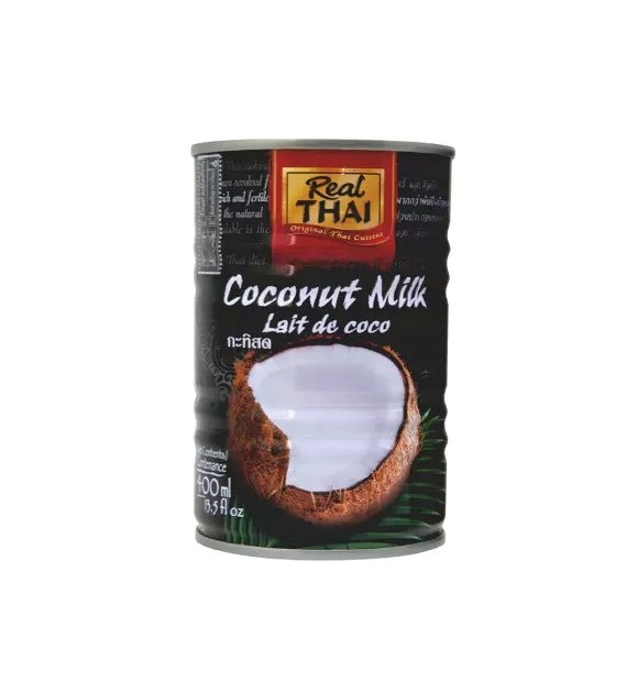 Real Thai Kokosowy krem ekstrakt 85% tłuszcz 19% puszka 400 ml