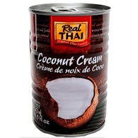Real Thai Kokosowy krem ekstrakt 95% tłuszcz 21% puszka 400 ml