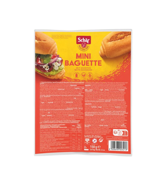 Schar Bułka Mini Baguette 2x75 g 150 g
