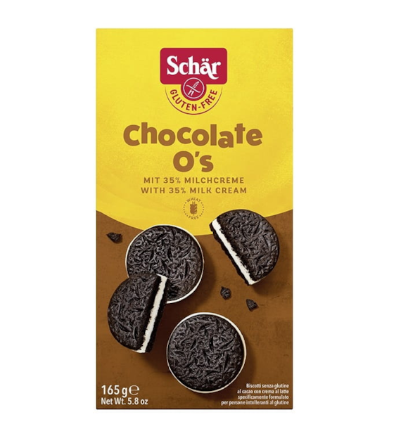 Schar Ciastka Chocolate O's Disco Ciok z kremem mlecznym 165 g