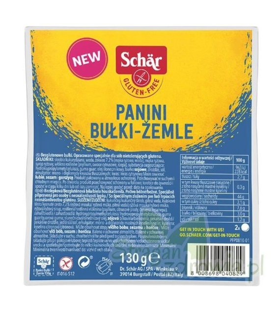 Schar Bułki Panini 2x65 g 130 g