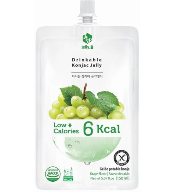 Jelly.B Galaretka Jelly Konjac winogrono 150 ml