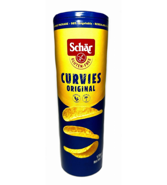 Schar Chipsy Curvies Original 170 g